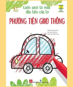 Tô màu phương tiện giao thông cho bé 2–5 tuổi, dễ thương – Sách Tô Màu IQ