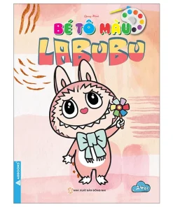 Bé tô màu Labubu 30 trang, nhân vật hoạt hình dễ thương – Sách Tô Màu IQ