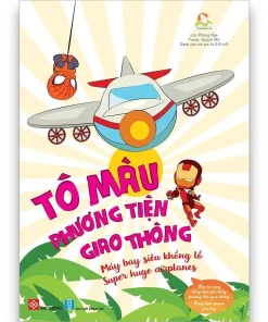 Tô màu máy bay siêu khổng lồ 28 trang cho bé trai – Sách Tô Màu IQ