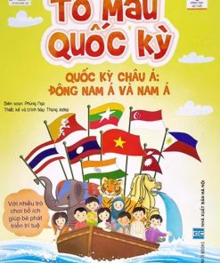 Sách tô màu quốc kỳ cho bé 3–6 tuổi, 32 trang dễ tô – Sách Tô Màu IQ