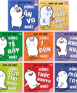 Ehon kỹ năng sống Miu bé nhỏ 8 quyển truyện tranh – Sách Tô Màu IQ